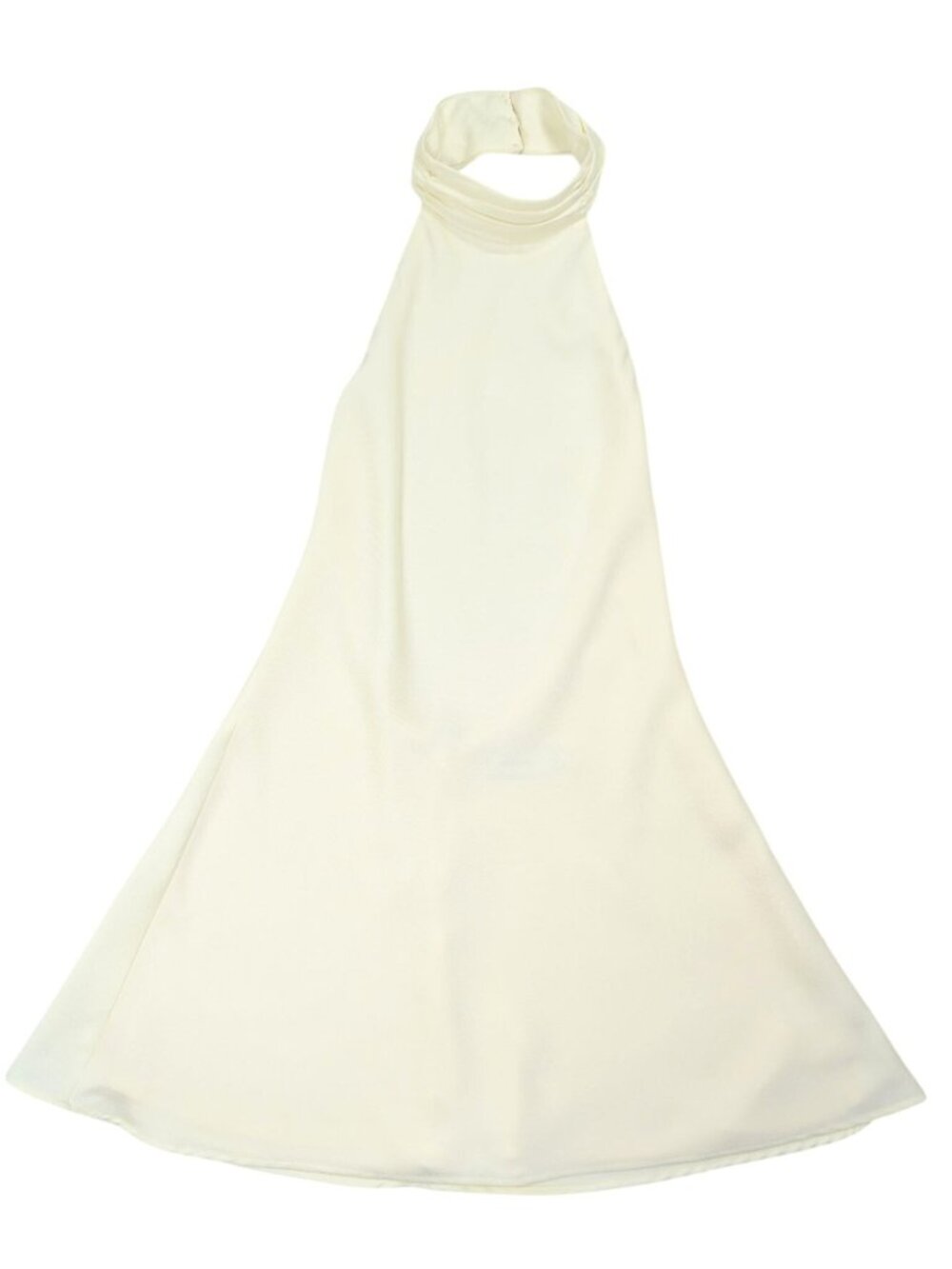 Misha High Neck Mini Dress in Ivory